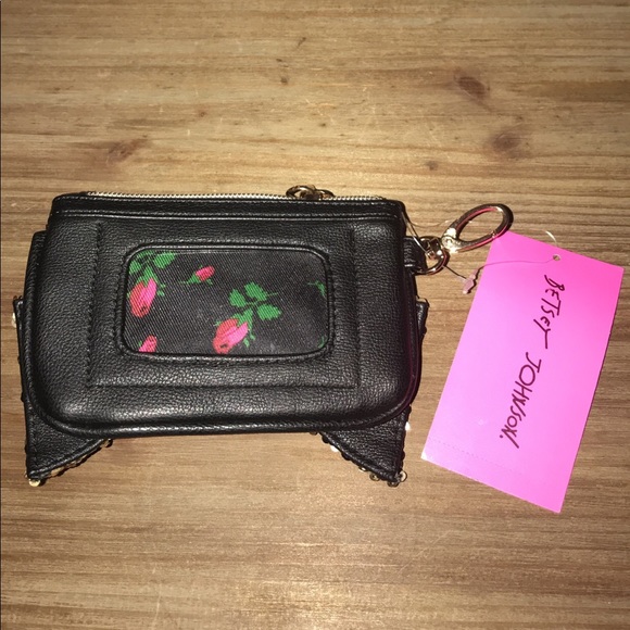 NWT Betsey Johnson Mixed Metal 2 Bow Coin Purse - Picture 6 of 7